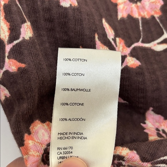 :Price Firm: Free People Tilly Long Sleeve Shirt in French Chocolate - Picture 10 of 10